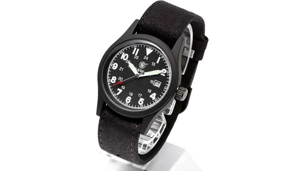 S&amp;W Smith &amp; Wesson Military Watch, Black, SWW1464BK
