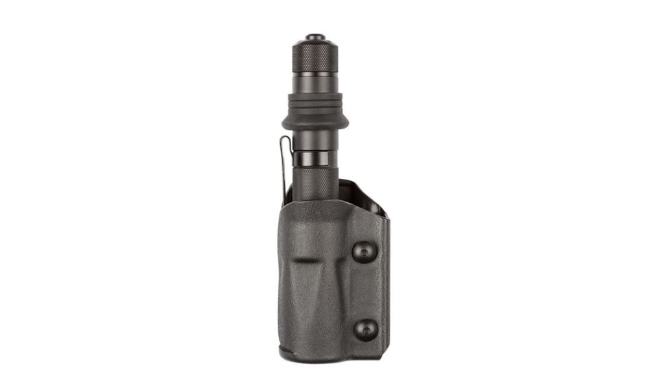 Safariland 3094 Light Holder W/ Bezel Detent &amp; Tension Device, Ils2, Plain Black, RH 3094-2-411