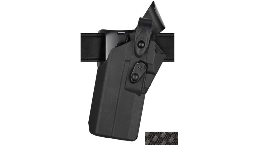 Safariland 7360RDS 7TS ALS/SLS Mid-Ride Level III Retention Duty Holsters, Black, 7360RDS-68325-482