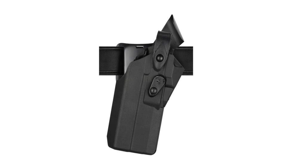 Safariland 7360RDS 7TS ALS/SLS Mid-Ride Level III Retention Duty Holsters, Walther PDP Compact, Streamlight TLR-7, Right, Plain, Black, 1330760