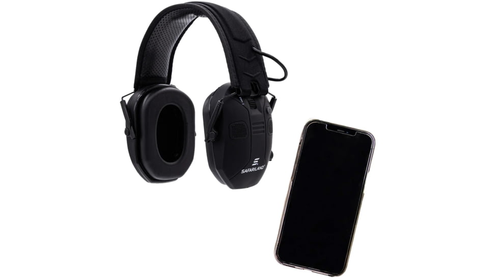 Safariland Pro IMPULSE Bluetooth Electronic Hearing Protection, 23 NRR, Black, 1347849