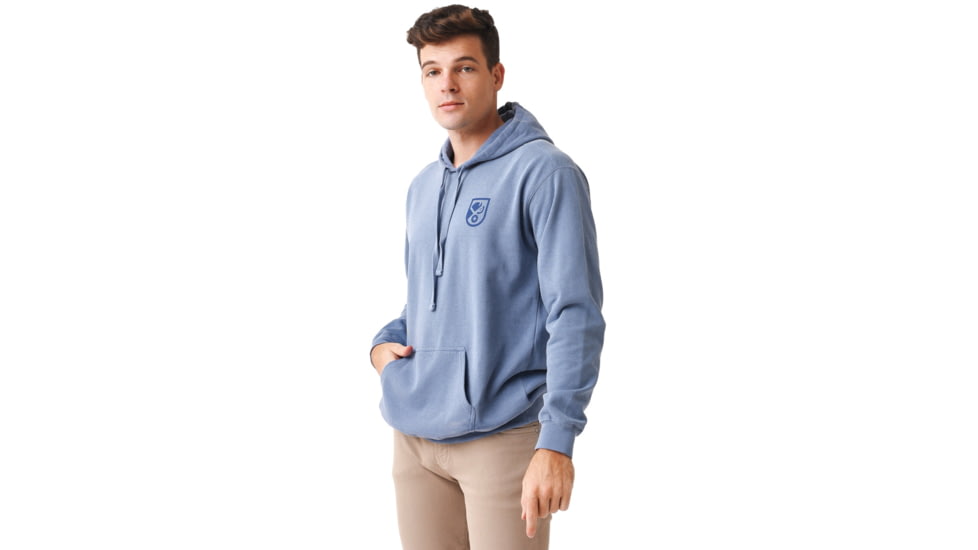 Saint Bernard Mountain Scene Hoodie - Mens, ms-mon-se-ho