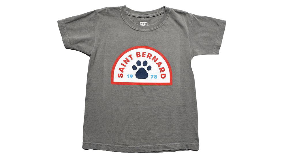 Saint Bernard Short Sleeve Dog Shield Tee - Girls, kids-short-sl-dog-tee