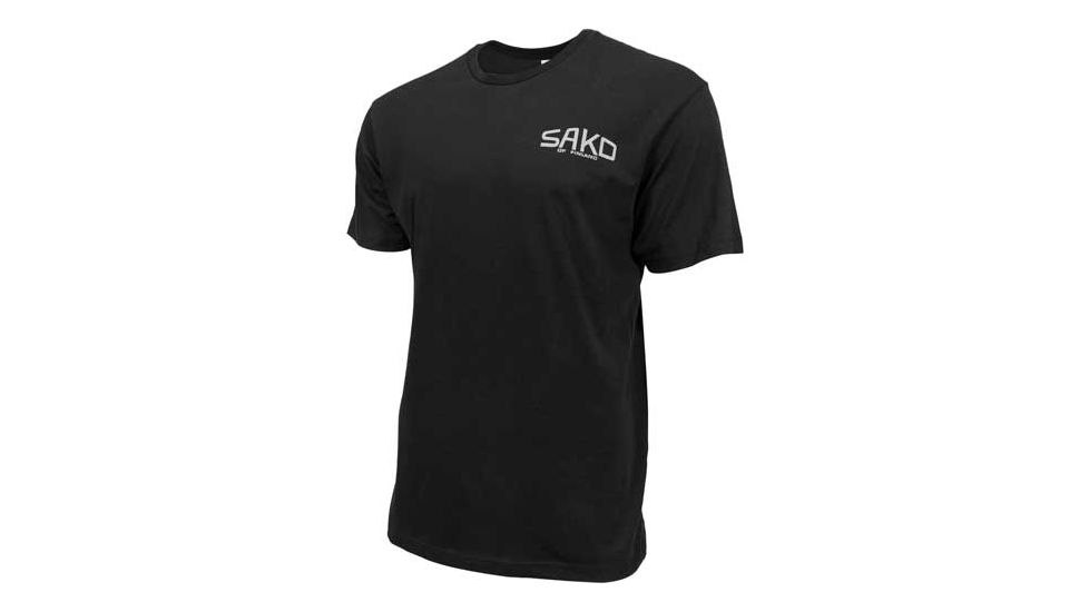 Sako T-shirt W/old Skool Logo Medium Army Black