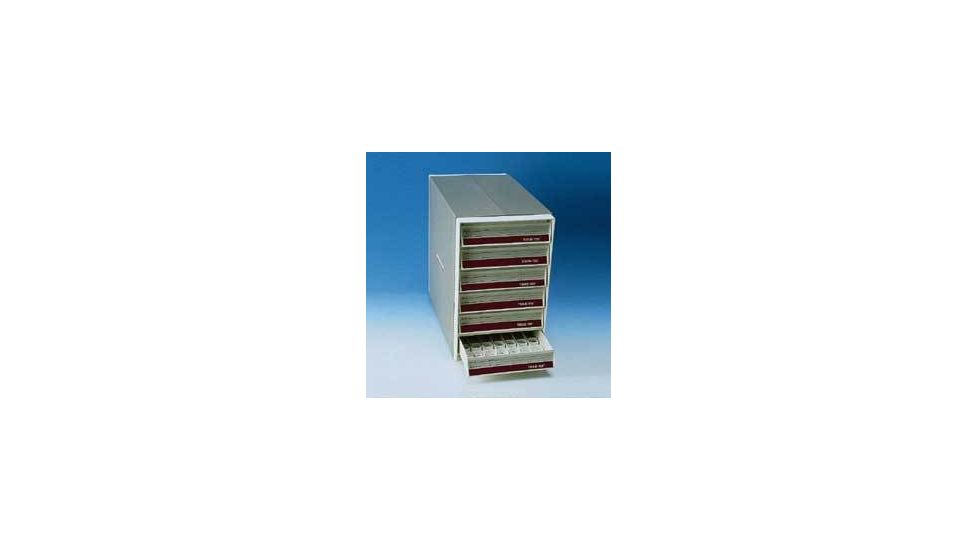 Sakura Finetek Tissue-Tek Embedding Ring Filing Cabinet, Sakura Finetek 4169 Cabinet With 1000 White Embedding Rings