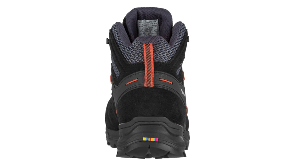 Salewa Alp Mate Mid WP Hiking Boots - Mens, Black Out/Fluo Orange, 12.5, 00-0000061384-996-12.5