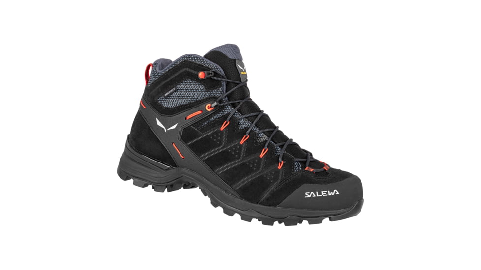 Salewa Alp Mate Mid WP Hiking Boots - Mens, Black Out/Fluo Orange, 12.5, 00-0000061384-996-12.5