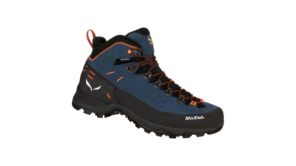 Salewa Alp Mate Mid WP Hiking Boots - Mens, Dark Denim/Black, 8.5, 00-0000061412-8669-8.5