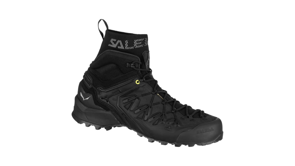 Salewa Wildfire Edge Mid GTX Climbing Shoes - Men's, Black/Black, 14, 00-0000061350-0971-14