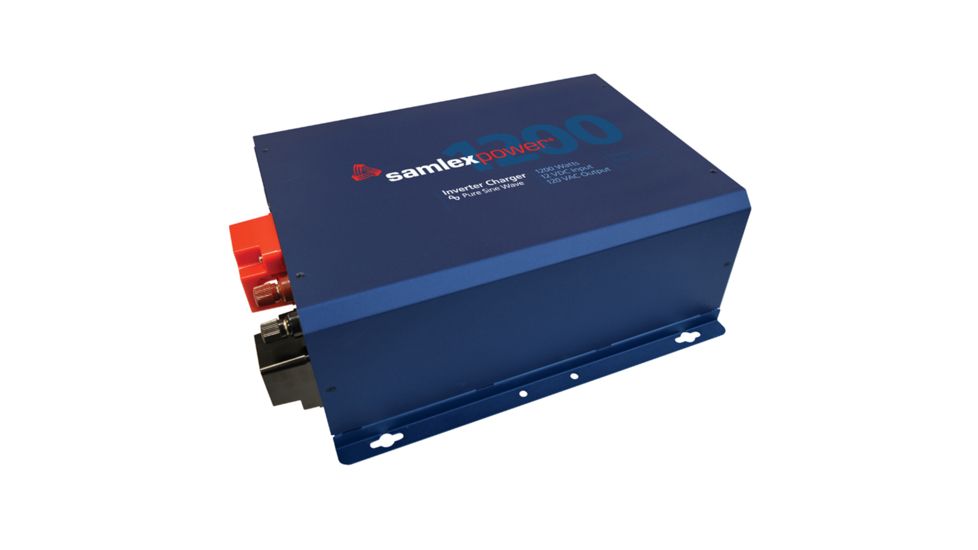 Samlex America F Series 1200W, 120V Pure Sine Wave Inverter/Charger w/24V Input &amp; 40 Amp Charger w/Hard Wiring Evolution 74582
