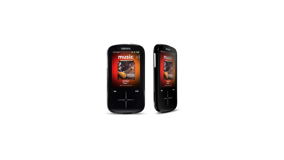 SanDisk MP3 Player, 16GB, Sansa Fuze+, Black