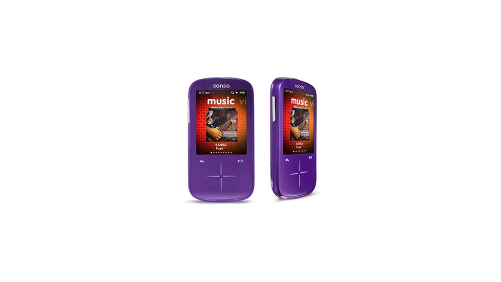 SanDisk MP3 Player, 8GB, Sansa Fuze+, Purple