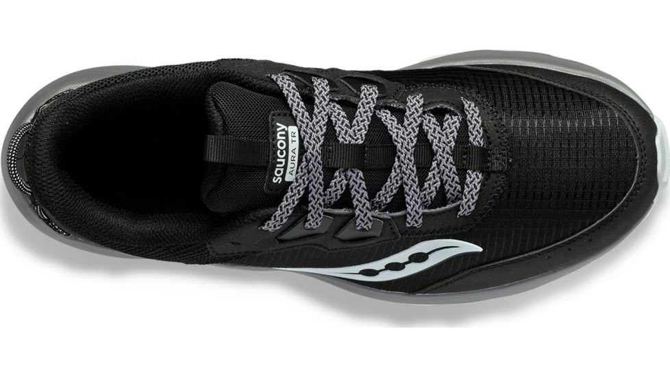 Saucony Aura TR Trail Shoes - Mens, Black/Gravel, 9.5, Medium, S20862-10-001-M-9.5