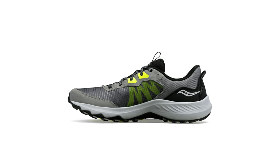 Saucony Aura TR Trail Shoes - Mens, Cinder/Citron, 12, Medium, S20862-100-020-M-12