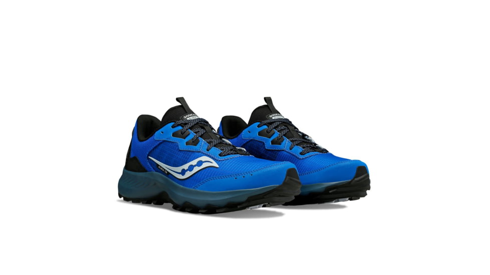 Saucony Aura TR Trail Shoes - Mens, Cobalt/Black, 11, Medium, S20862-105-409-M-11