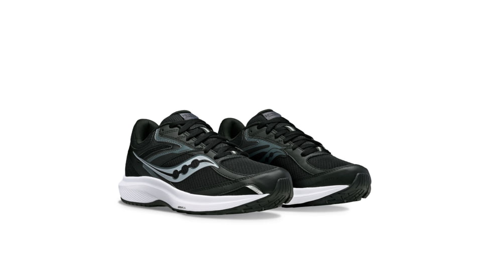 Saucony Cohesion 17 Shoes - Mens, Black/White, 11.5, Wide, S20944-100-001-M-11.5