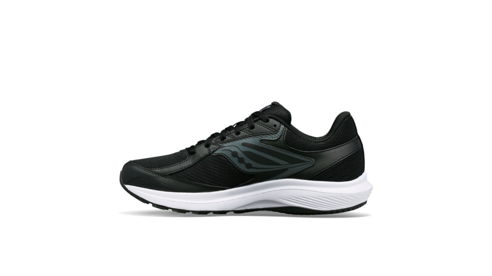 Saucony Cohesion 17 Shoes - Mens, Black/White, 11.5, Wide, S20944-100-001-M-11.5