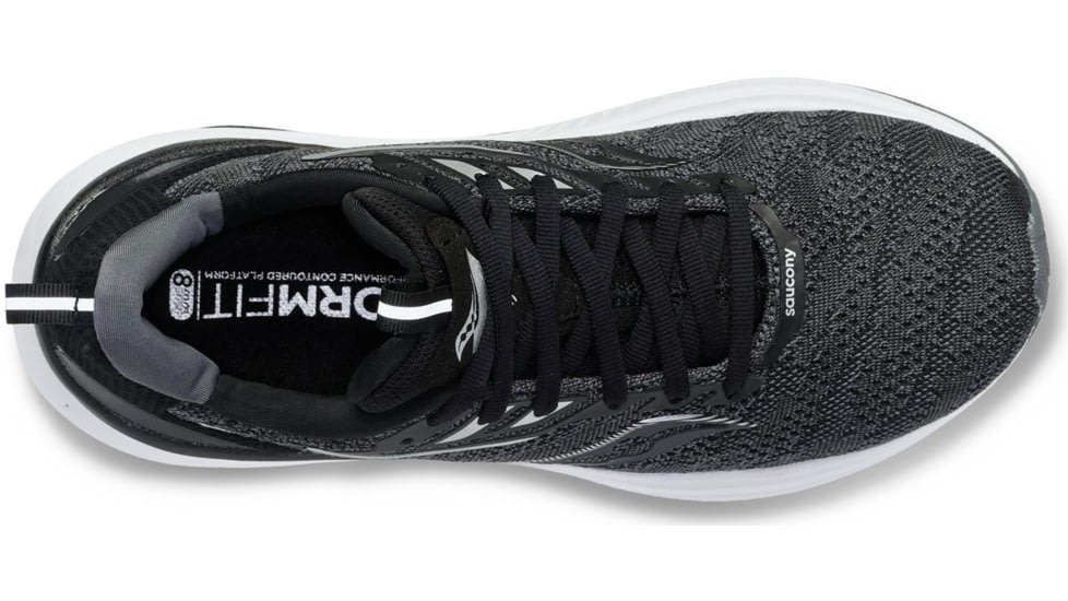 Saucony Echelon 9 Shoes - Womens, Black/White, 7, Extra Wide, S10767-10-001-XW-70