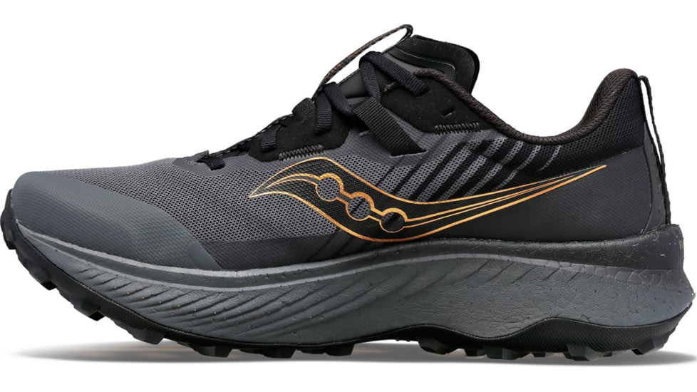 Saucony Endorphin Edge Trail Shoes - Womens, Black/Goldstk, 9.5, Medium, S10773-10-001-M-95