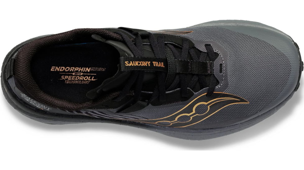 Saucony Endorphin Edge Trail Shoes - Womens, Black/Goldstk, 9.5, Medium, S10773-10-001-M-95