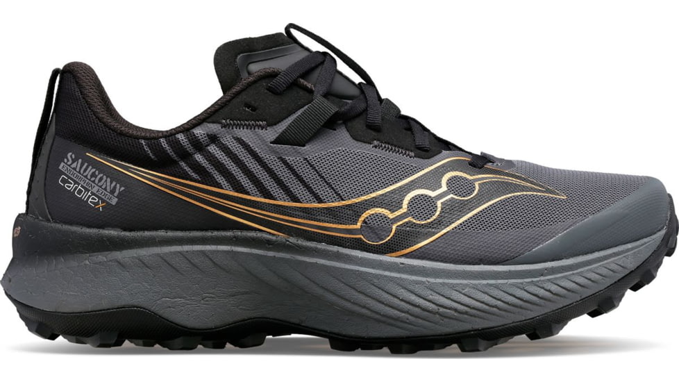 Saucony Endorphin Edge Trail Shoes - Womens, Black/Goldstk, 9.5, Medium, S10773-10-001-M-95