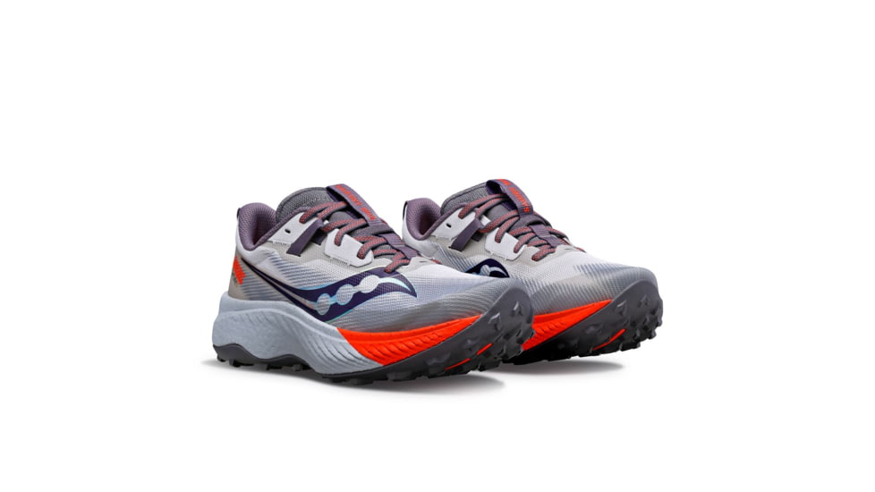 Saucony Endorphin Edge Trail Shoes - Womens, Cloud/Vizired, 12, Medium, S10773-125-020-M-12