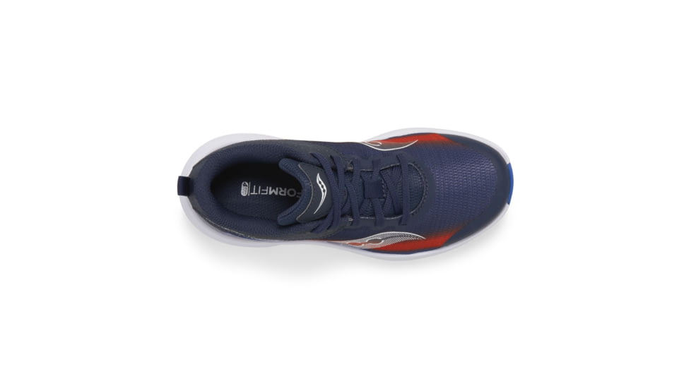Saucony Kinvara 14 LTT Sneakers - Kids, Navy/Red, 4.5, Wide, SK267461-W-4.5