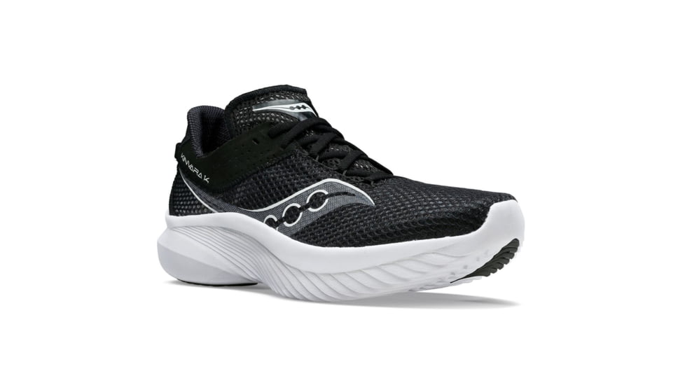 Saucony Kinvara 14 Shoes - Womens, Black/White, 10, Medium, S10823-05-001-M-10