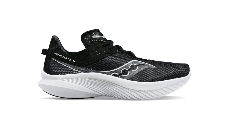 Saucony Kinvara 14 Shoes - Womens, Black/White, 10, Medium, S10823-05-001-M-10