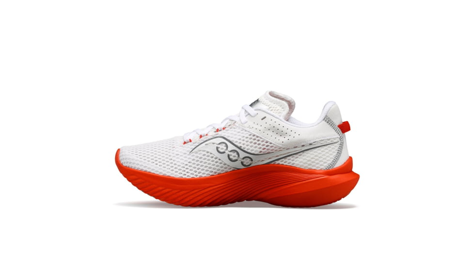 Saucony Kinvara 14 Shoes - Womens, White/Infrared, 9.5, Medium, S10823-122-100-M-9.5