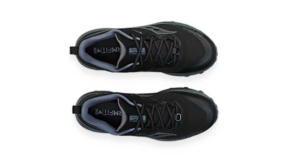 Saucony Peregrine 14 GTX Trail Shoes - Womens, Black/Carbon, 12, Medium, S10918-100-001-M-12