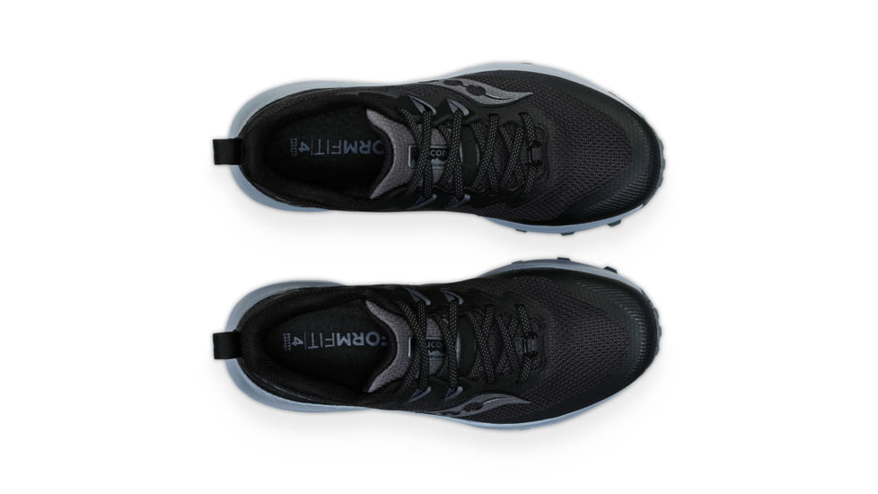 Saucony Peregrine 14 Trail Shoes - Womens, Black/Carbon, 6, Medium, S10916-100-001-M-6