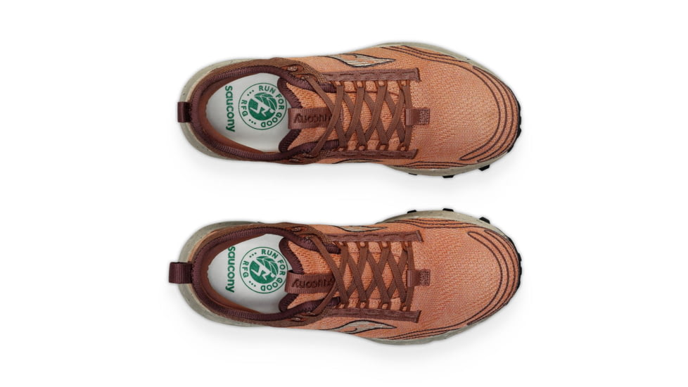 Saucony Peregrine RFG Trail Shoes - Womens, Clove/Cacao, 7, Medium, S10869-138-225-M-7