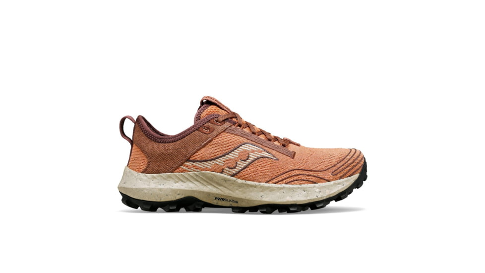 Saucony Peregrine RFG Trail Shoes - Womens, Clove/Cacao, 7, Medium, S10869-138-225-M-7