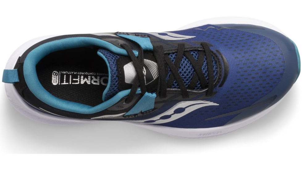 Saucony Ride 15 Shoes - Kids, Twilight/Black, 3, Medium, SK266068-M-30