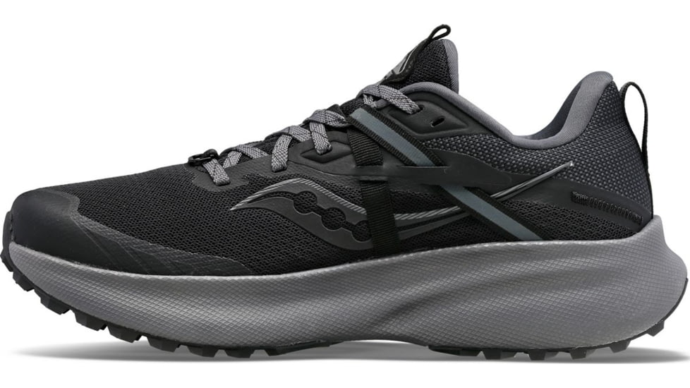Saucony Ride 15 TR Trail Shoes - Mens, Black/Charcoal, 14, Medium, S20775-10-001-M-140