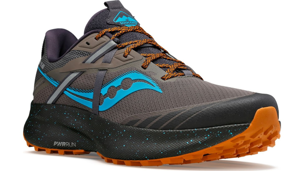 Saucony Ride 15 TR Trail Shoes - Mens, Pewter/Agave, 10, Medium, S20775-25-074-M-10