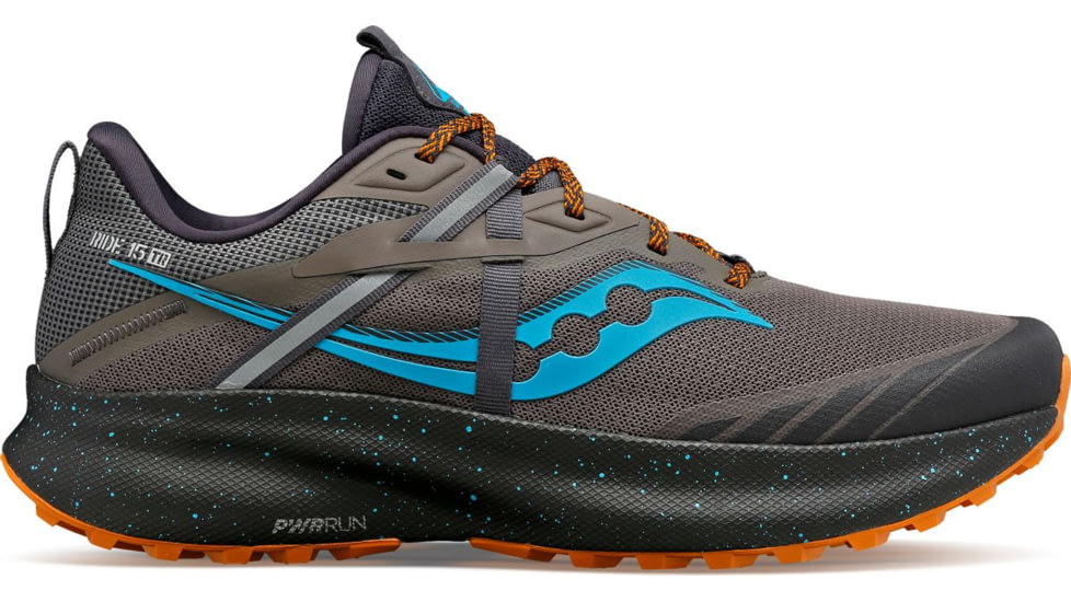 Saucony Ride 15 TR Trail Shoes - Mens, Pewter/Agave, 10, Medium, S20775-25-074-M-10
