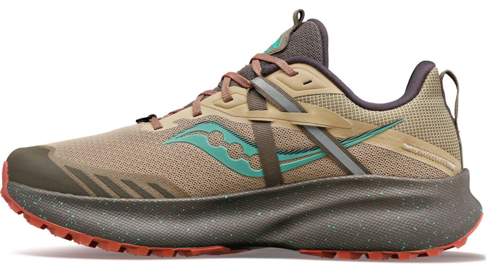 Saucony Ride 15 TR Trail Shoes - Womens, Desert/Sprig, 8.5, Medium, S10775-25-200-M-8.5