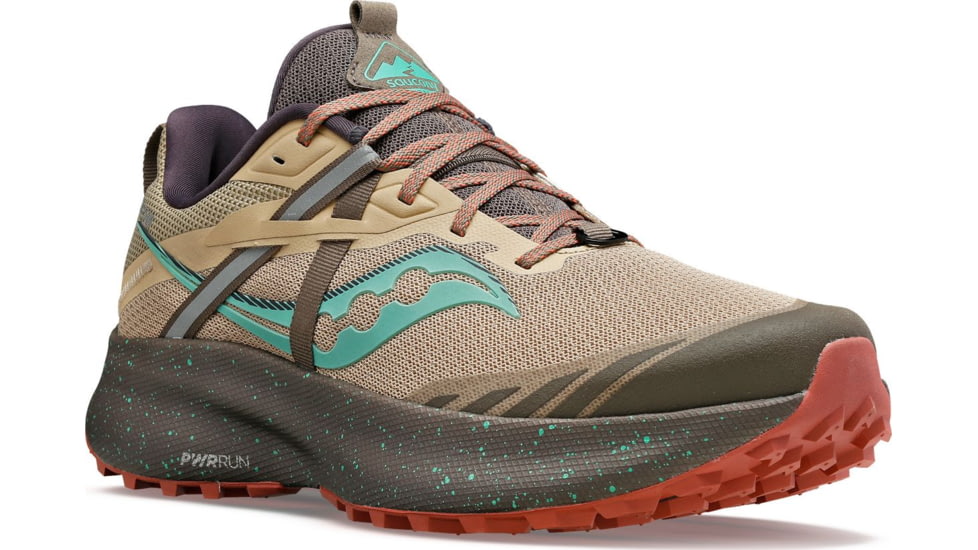 Saucony Ride 15 TR Trail Shoes - Womens, Desert/Sprig, 8.5, Medium, S10775-25-200-M-8.5