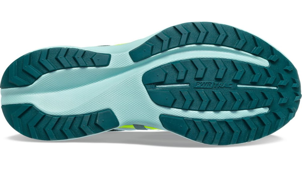 Saucony Ride 15 TR Trail Shoes - Womens, Mineral/Citron, 6.5, Medium, S10775-16-451-M-6.5