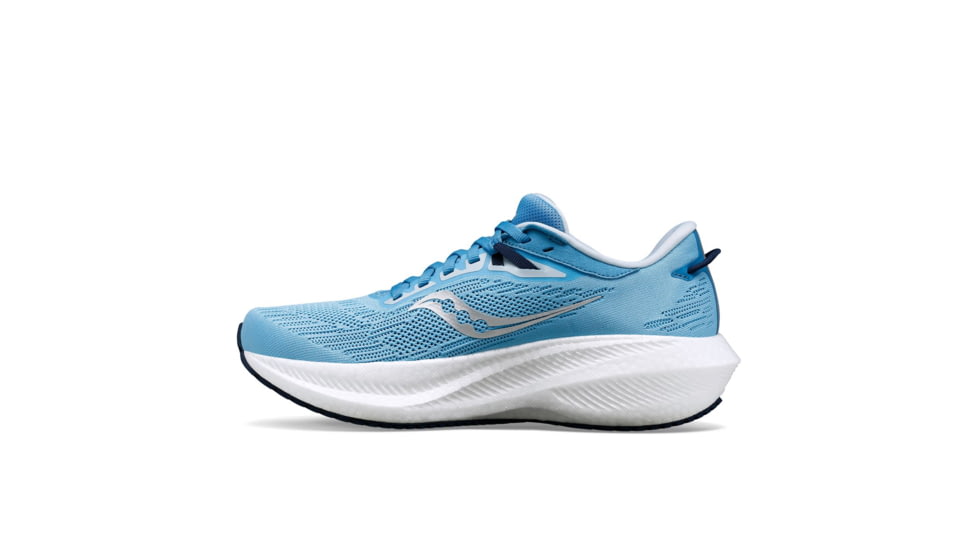 Saucony Triumph 21 Shoes - Womens, Breeze/Navy, 5, Medium, S10881-115-400-M-5