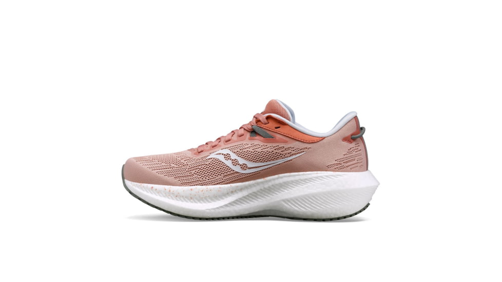 Saucony Triumph 21 Shoes - Womens, Lotus/Bough, 6.5, Wide, S10882-130-685-W-6.5