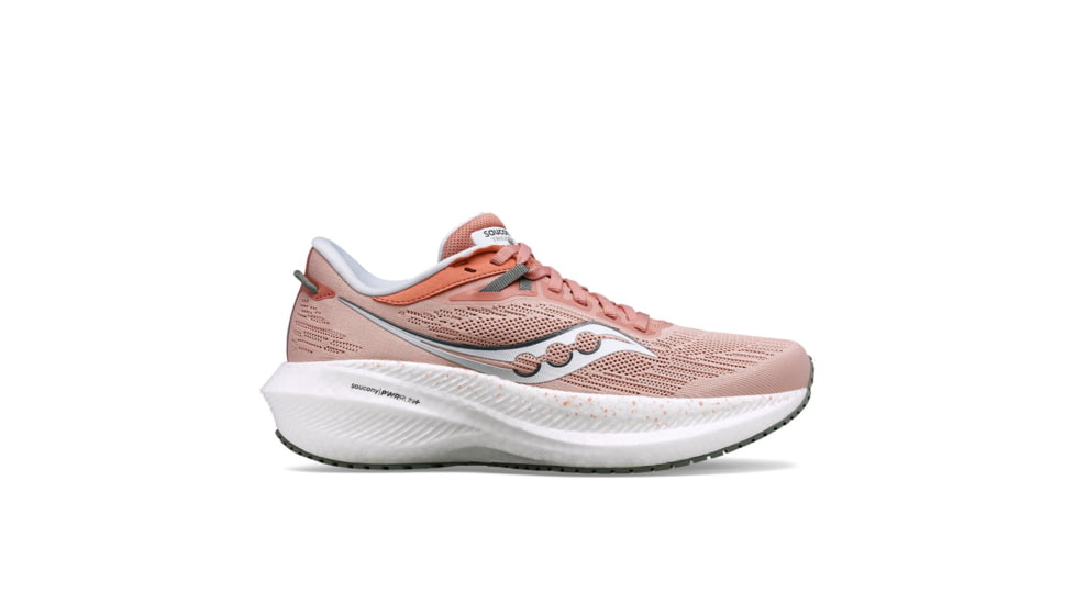 Saucony Triumph 21 Shoes - Womens, Lotus/Bough, 6.5, Wide, S10882-130-685-W-6.5