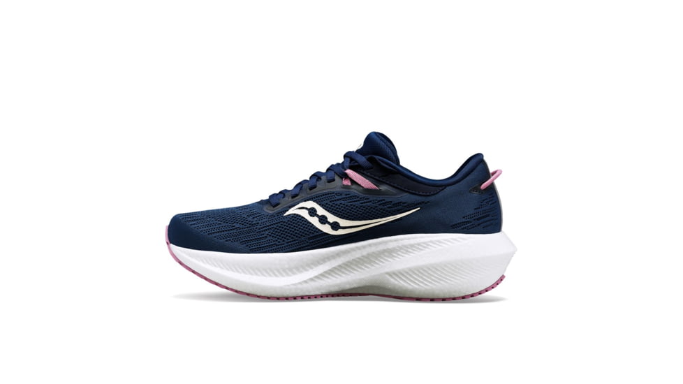 Saucony Triumph 21 Shoes - Womens, Navy/Orchid, 5.5, Medium, S10881-105-410-M-5.5