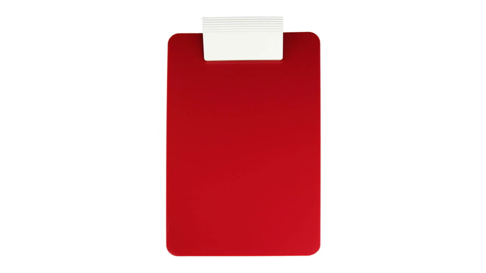 Saunders Letter/A4 Size Antimicrobial Plastic Clipboard, Red, 21611