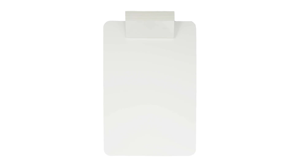 Saunders Letter/A4 Size Antimicrobial Plastic Clipboard, White, 21608