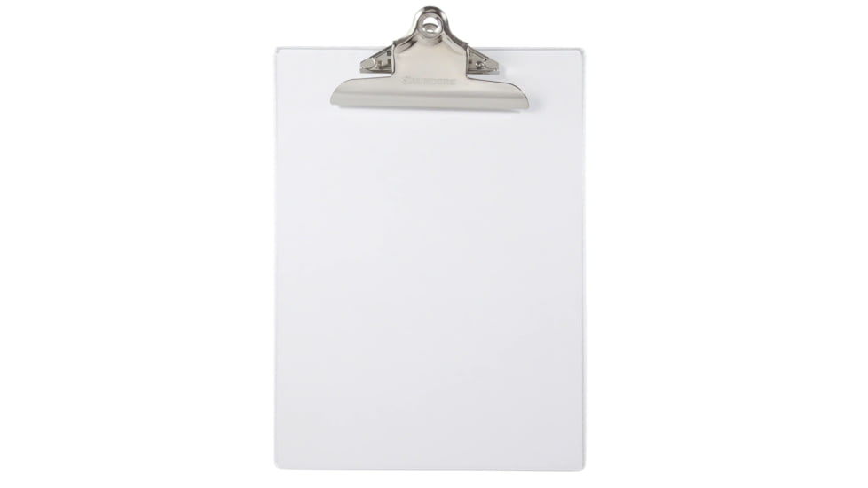 Saunders Letter/A4 Recycled Plastic Clipboard, Clear, 21803