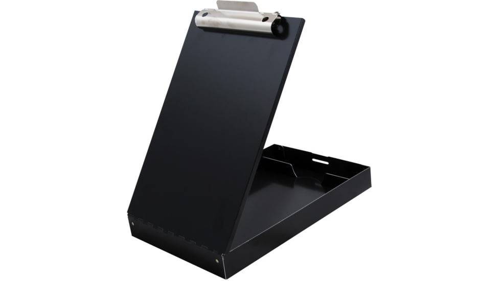 Saunders Redi-rite Recycled Aluminum Storage Clipboard - Letter Size - Black - 11018