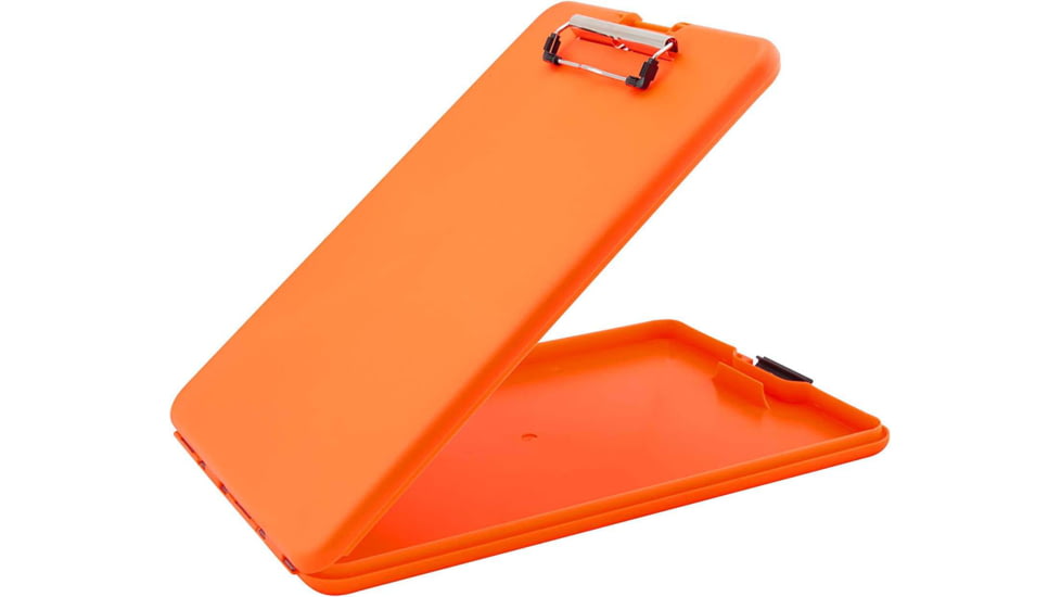 Saunders Slimmate A4 Storage Clipboard, Hi-Vis Orange, 00579